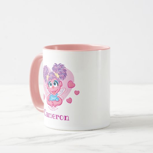 Abby Cadabby Valentijn Hart Grafisch Mok (Voorkant links)