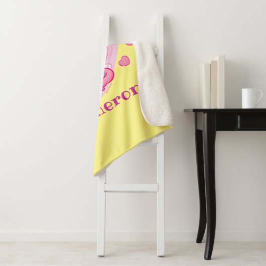 Abby Cadabby Valentijn Hart Grafisch Sherpa Deken (In situ)