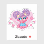 Abby Cadabby Valentijn Hart Grafisch Sticker (Vel)