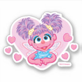Abby Cadabby Valentijn Hart Grafisch Sticker (Voorkant)