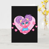 Abby Cadabby Valentijn Harten Grafisch T-shirt  Kaart (Gele Bloem)