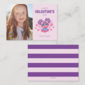 Abby Cadabby Valentijnshart Grafisch Notitiekaartje (Voorkant / Achterkant)