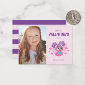 Abby Cadabby Valentijnshart Grafisch Notitiekaartje (Voorkant / Achterkant in situ)