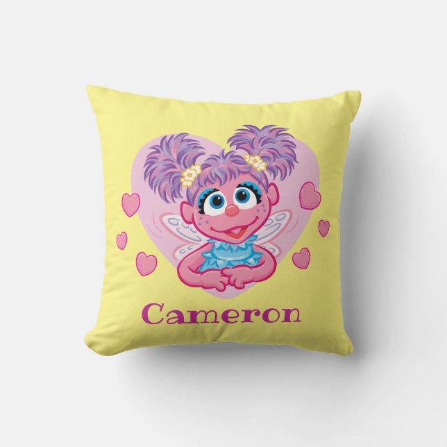 Abby Cadabby Valentijnsharten Grafisch Kussen (Voorkant)