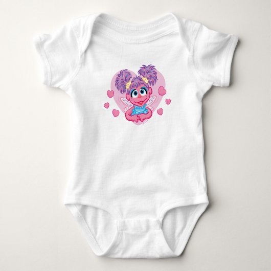 Abby Cadabby Valentijnsharten Grafisch Romper (Voorkant)