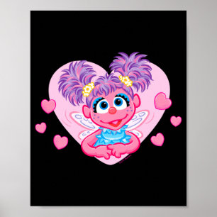 Abby Cadabby valentine harten grafische T-shirt Poster