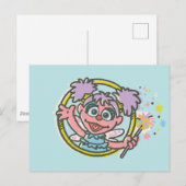Abby Cadabby Vintage Briefkaart (Voorkant / Achterkant)