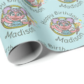 Abby Cadabby Vintage Cadeaupapier (Rol Hoek)
