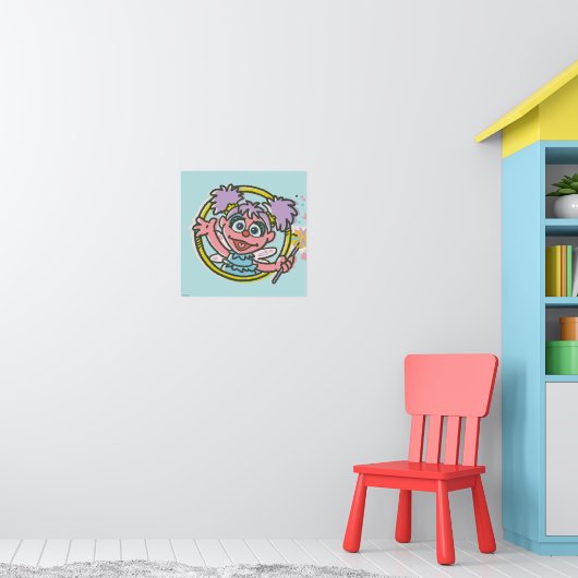 Abby Cadabby Vintage Poster (Kinderkamer 1)