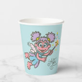 Abby Cadabby Vliegt Papieren Bekers (Achterkant)