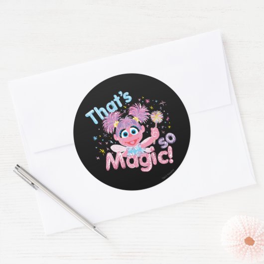 Abby Cadabby Wand Ronde Sticker (Envelop)