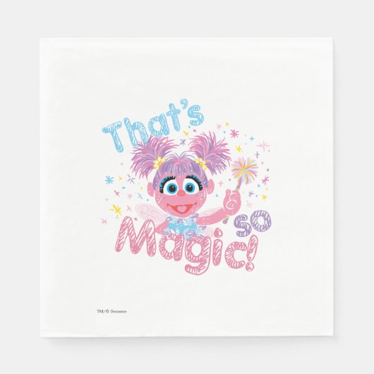 Abby Cadabby Wand Servetten (Voorkant)