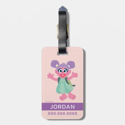 Abby Cadabby Woodland | Je gegevens toevoegen Bagagelabel (Achterkant verticaal)