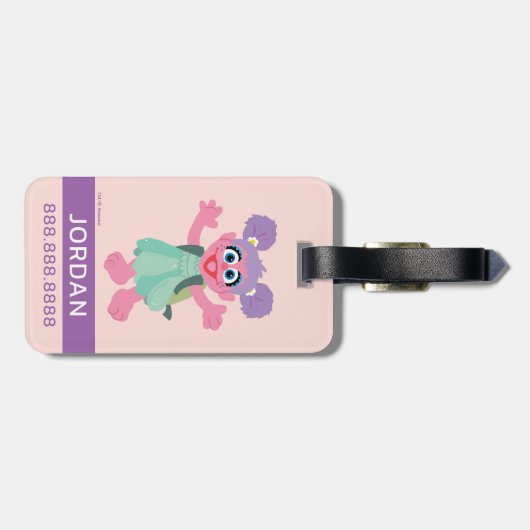 Abby Cadabby Woodland | Je gegevens toevoegen Bagagelabel (Achterkant horizontaal)