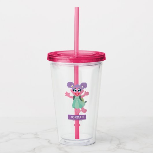 Abby Cadabby Woodland | Jouw namen toevoegen Acryl Drinkbeker (Voorkant)