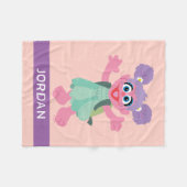 Abby Cadabby Woodland | Jouw namen toevoegen Fleece Deken (Voorkant (Horizontaal))