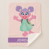Abby Cadabby Woodland | Jouw namen toevoegen Sherpa Deken (Voorkant)