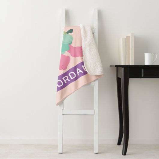 Abby Cadabby Woodland | Jouw namen toevoegen Sherpa Deken (In situ)