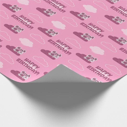 Abby Doodley Cloud Pattern Cadeaupapier (Hoek)