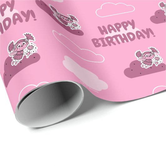 Abby Doodley Cloud Pattern Cadeaupapier (Rol Hoek)