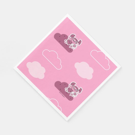 Abby Doodley Cloud Pattern Servet (Hoek)