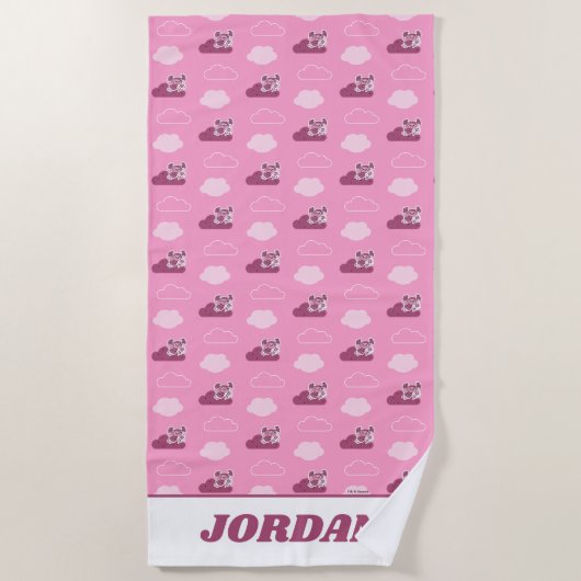 Abby Doodley Cloud Pattern Strandlaken (Voorkant)