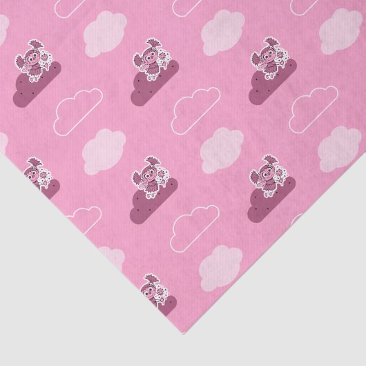 Abby Doodley Cloud Pattern Tissuepapier (Detail)