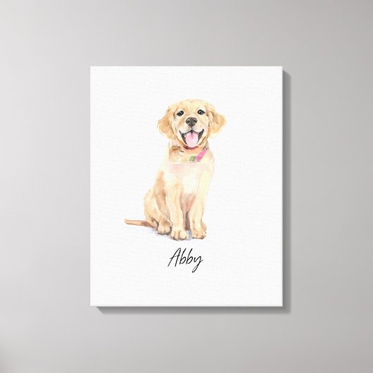 Abby – Een bundel van vreugde Canvas Afdruk (Voorkant)