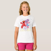 Abby & Elmo Grafisch T-shirt (Voorkant volledig)
