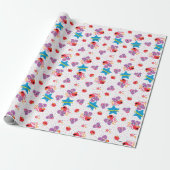 Abby en Elmo 2 Cute Pattern Cadeaupapier (Uitgerold)