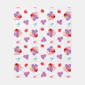 Abby en Elmo 2 Cute Pattern Fleece Deken (Voorkant)