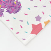 Abby en Elmo 2 Cute Pattern Fleece Deken (Hoek)