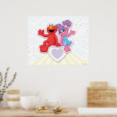 Abby en Elmo Graphic Poster (Keuken)
