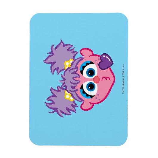 Abby Face die een kus gooit Magneet (Verticaal)