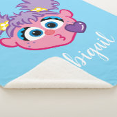 Abby Face geeft een kus | voeg naam toe Sherpa Deken (3/4)