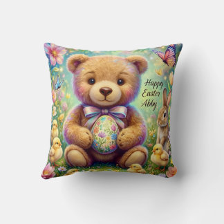 ABBY ~ GELUKKIG PASEN ~ Zoete zachte teddy ~ Kussen