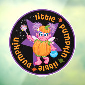 Abby | Halloween Little Pumpkin Raamsticker (Vel 3)