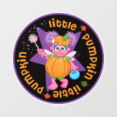Abby | Halloween Little Pumpkin Raamsticker (Vel)