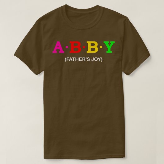 Abby Joy van de Vader T-shirt (Design voorkant)