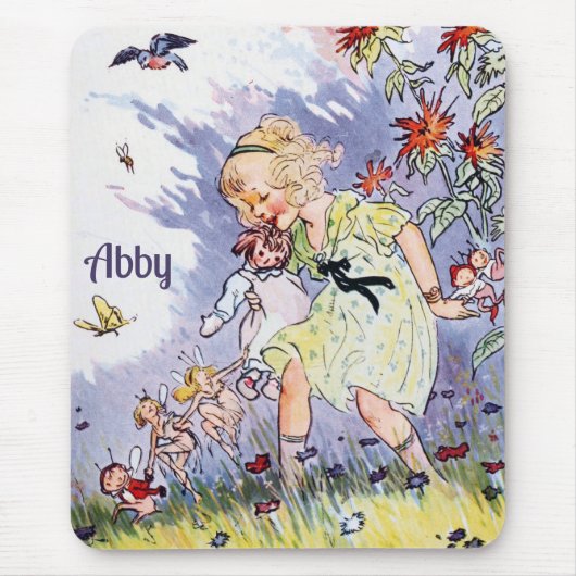ABBY ~  kunst ~ Johnny Gruelle ~ Fairies Muismat (Voorkant)