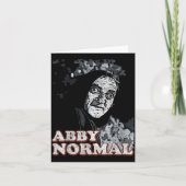 Abby Normal Brain Funny Halloween Kaart (Voorkant)