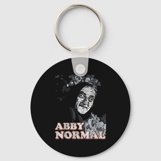 Abby Normal Brain Funny Halloween Sleutelhanger (Voorkant)
