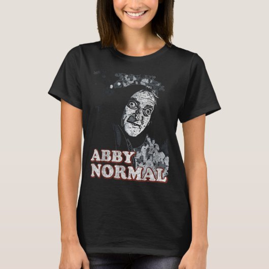 Abby Normal Brain Funny Halloween T-shirt (Voorkant)