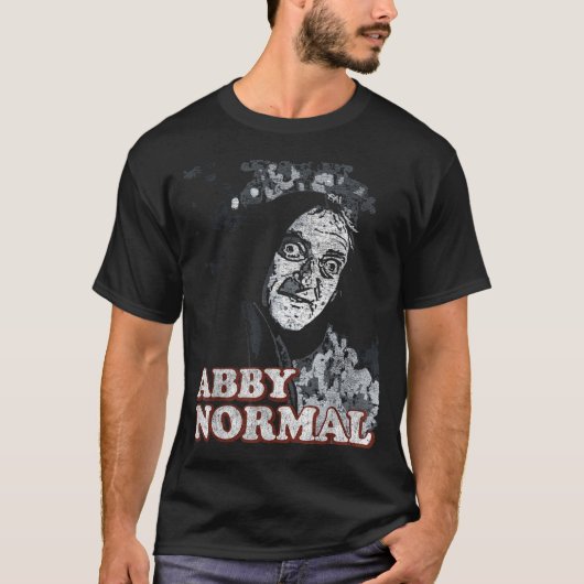 Abby Normal Brain Funny Halloween T-shirt (Voorkant)