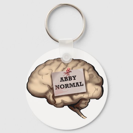 Abby Normal Brain Sleutelhanger (Voorkant)