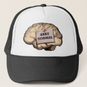 Abby Normal Brain Trucker Pet (Voorkant)