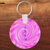 Abby Sleutelhanger Pink (Voorkant)