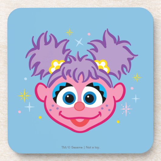 Abby Smiling Face Onderzetter (Voorkant)