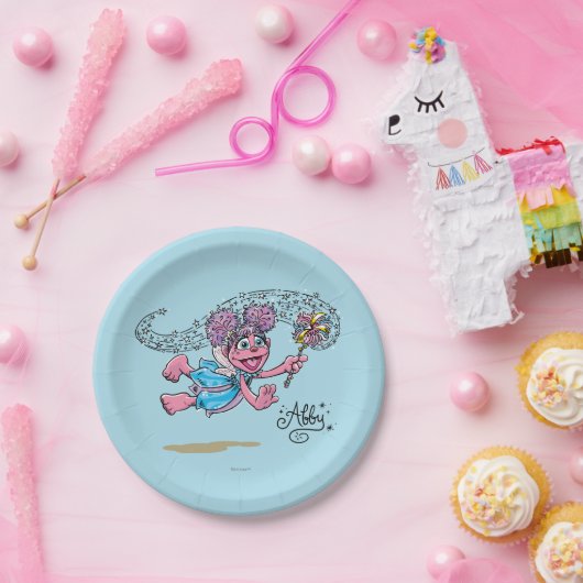 Abby Vintage Papieren Bordje (Feest)