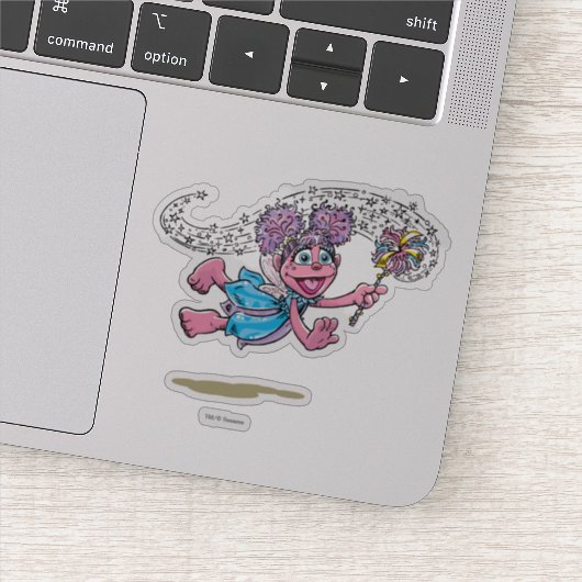 Abby Vintage Sticker (Detail)